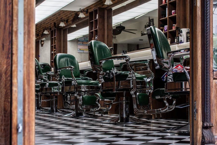 Barbershop interior